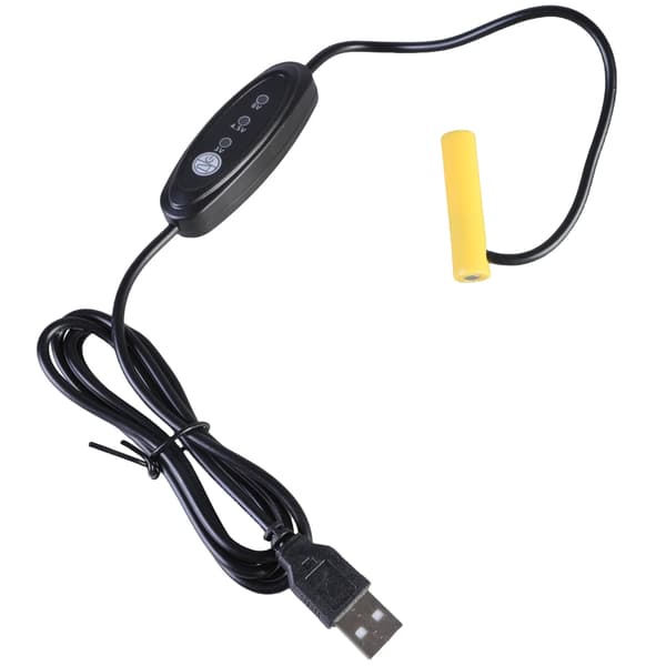 USB 5V Input Batterielimineringskabel Strømledning til Udskiftning af 2 til 4 stk. 3A