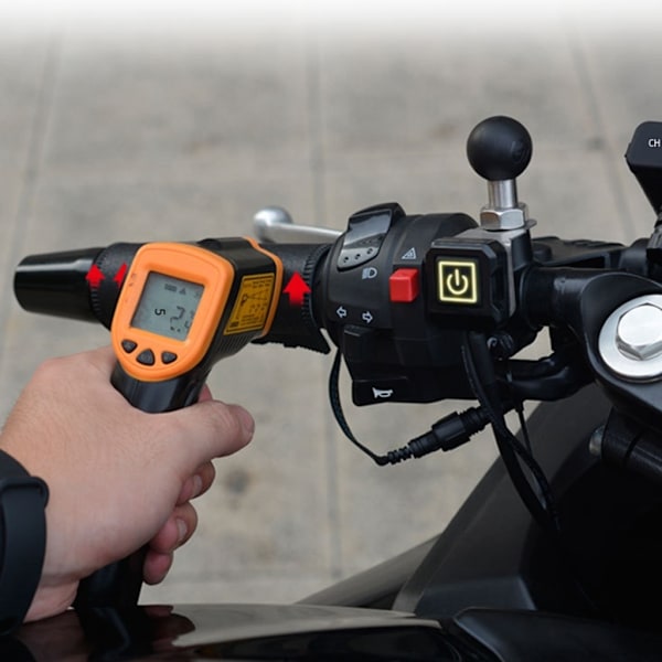 Motorsykkel Elektriske Oppvarmede Håndtak Håndvarmer Deksel Justerbar Temperatur Varmt Styre