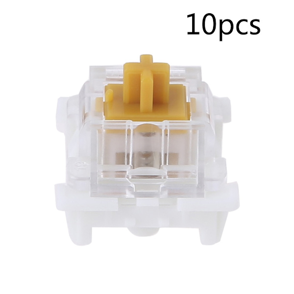 Outemu Brytare Mekaniska Tangentbordsbrytare DIY 3Pin RGB Gaming Brytare Linjära Taktila Klickiga Brytare Dammtäta