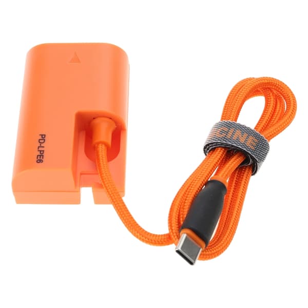 LPE6 Dummy Batteri USB C Kobler Adapterledning til R5 60D 80D 70D 90D 5DIV