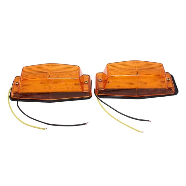 Dobbelte trailer sidelygter 2 stk. Orange
