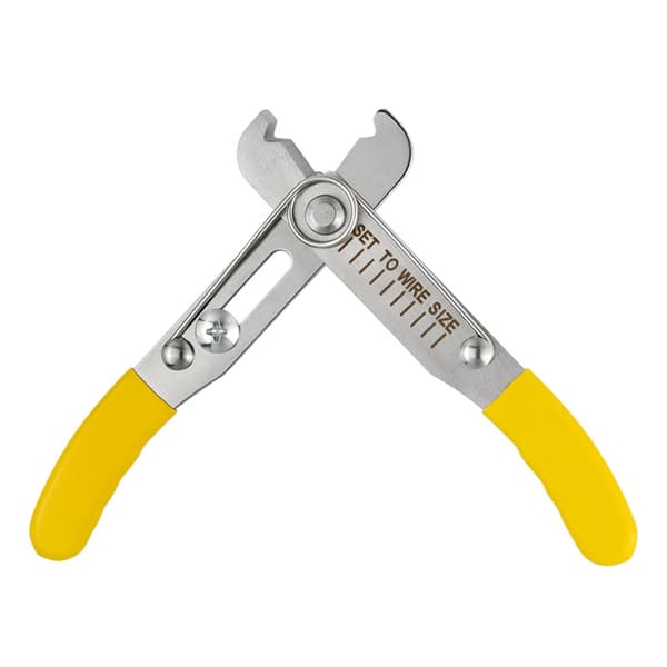 Wire Stripper Cutter med Skarp Rustfri Stål Klinge til Tynd Tråd