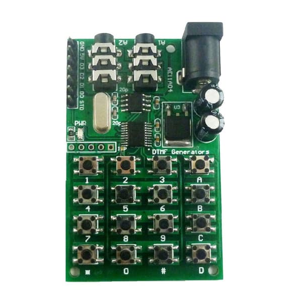 AE11A04 DTMF stemmeafkoder modul stemmeinputgrænseflade med LED-indikator