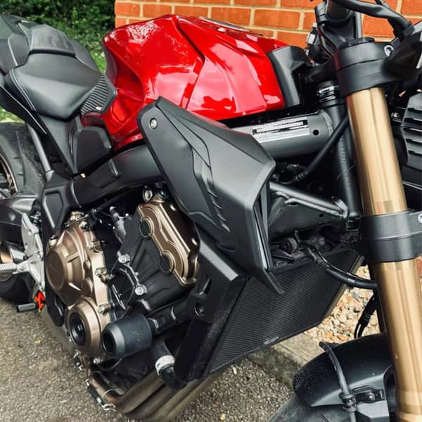 Avansert Aerodynamikk Sidevinge Plast Vindavvisere for CB650R 18 til 24