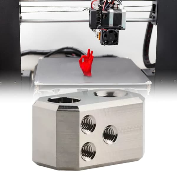 3D Printer Varmeblok til i3 MK4 Modelbygning og Prototyping