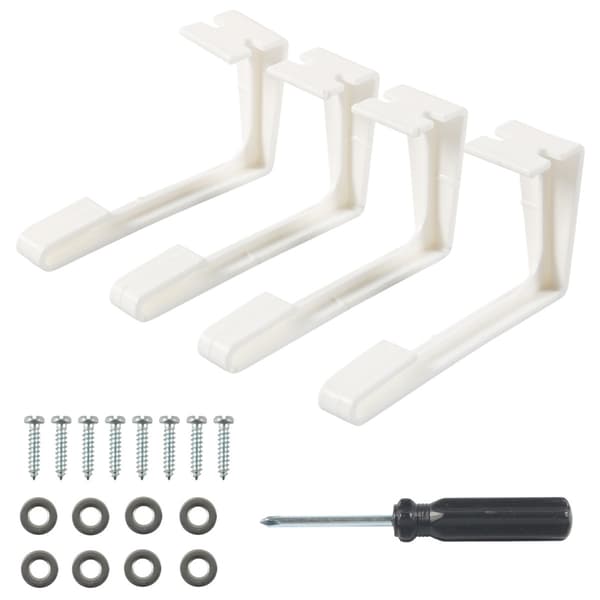 4 stk. Sidegardin Hold Ned Gardinklips Vindusdeksel Holdback