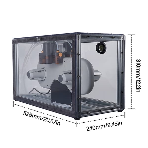 Til Lab Mini Tørreboks 3D Printer Tilbehør PET Panel Kabinet Støvtæt