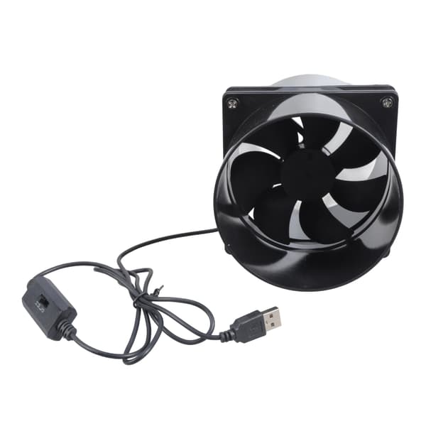 120mm Kanalfläkt 3 Hastighetskontroll USB-driven Ventilation För Rökig Dammborttagning