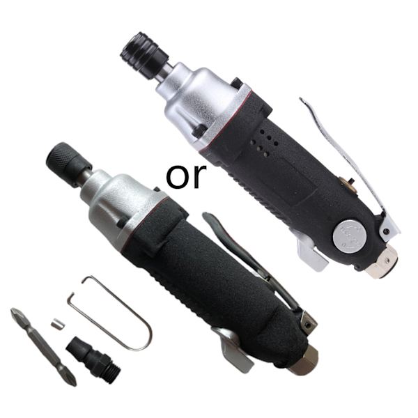Luftskruvdragare 1/4\" Rak Hand 5H Professionell Slagluftskruvdragare Industriell 12000rpm Reversibel Skruvdragare