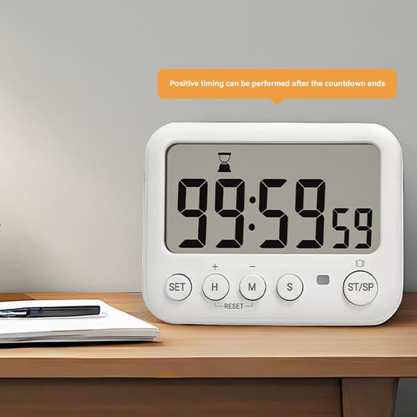 Multifunktionella Timers ABS Digital Nedräkning Klocka Liten Design för Kök Lab