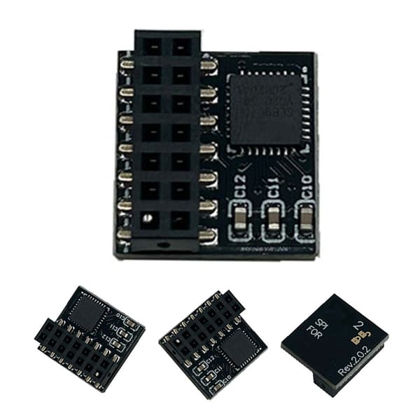 14Pin TPM 2.0 Modul LPC Kryptering TPM Modul Board til Bundkort
