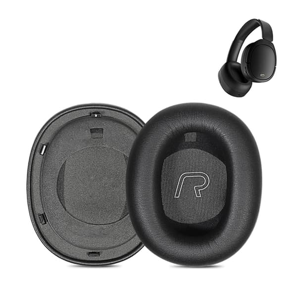 1 par svamper øreputer øreputer deksel for W860NB headset Black
