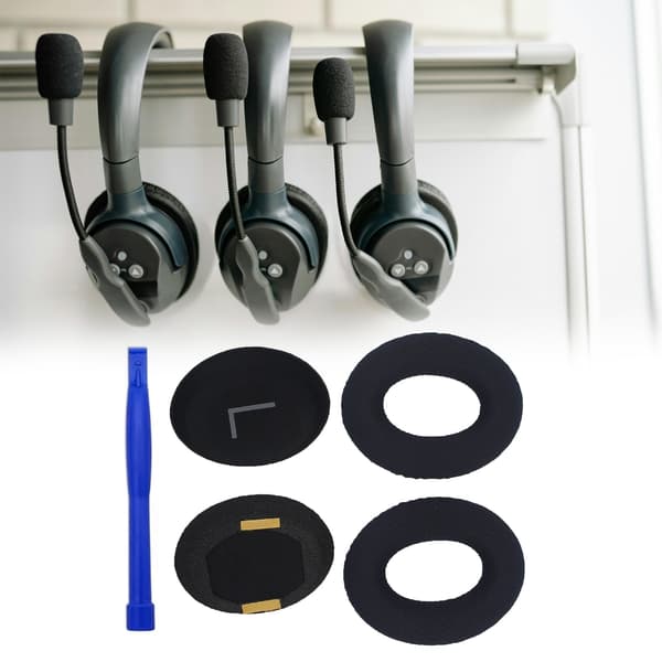 Erstatnings Mesh Stoff Øreputer Øreputer Øremuffer for QC45 QCSE New Quiet Comfort Wireless Black