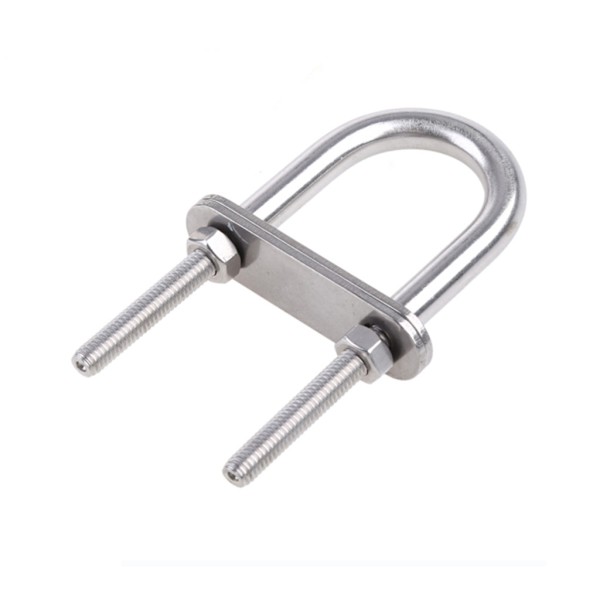 304 Rustfrit Stål Marine Tovværk Rigning Bøjle Øje U-bolt Yacht Båd Hardware M5/M6/M8/M10/M12