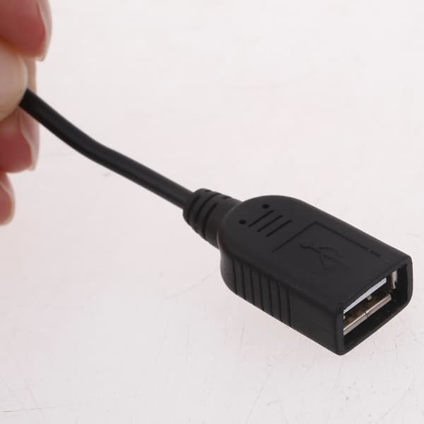USB Forlængerledning Han til Hun Kabel Strømkabel med Knapstyring