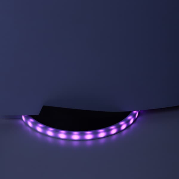 forPS5 Host Vertical Stand Base LED Atmosphere RGB Luminous Light Spelkonsolhållare för Touch Control Accs