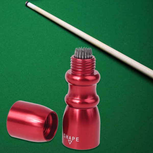 3 i 1 Trum Snooker Pool Cue Tips Tool Shaper Scuffer Aerator Biljard Stick Green