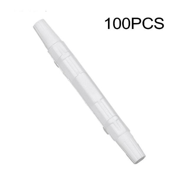 100 st Fiberoptik för Fusion för skydd Rund för case Box för Drop Cable Optic Fiber Fused Cables White
