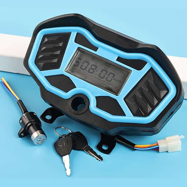 Vattentät Motorcykelmätare PC LCD-Panel Uppgraderingar För Elektriska Trehjulingar Meter strap lock
