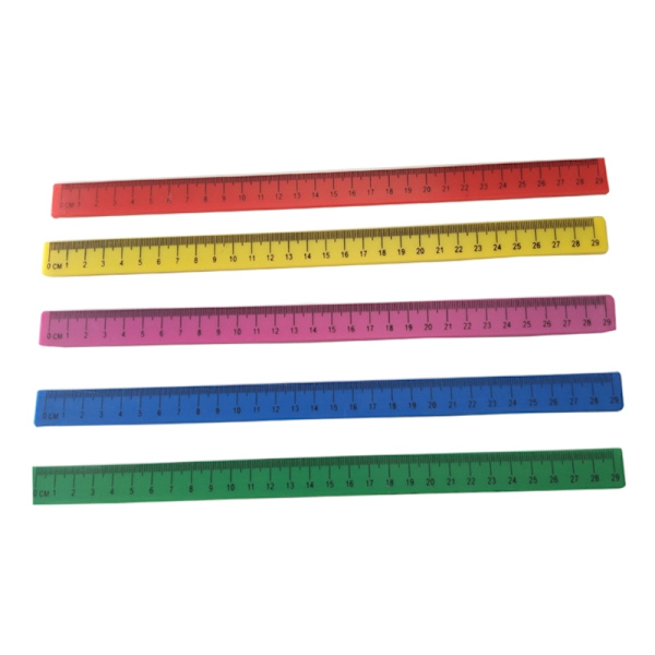 Whiteboard Magnetisk Linjal 29cm Metrisk Svarta Tavlan Raka Linjaler Kontorsmätverktyg för Klassrum Hemmakontor