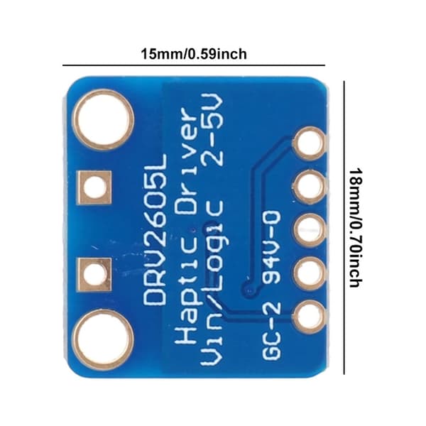 DRV2605L Haptisk Motorkontroller Breakout for I2C