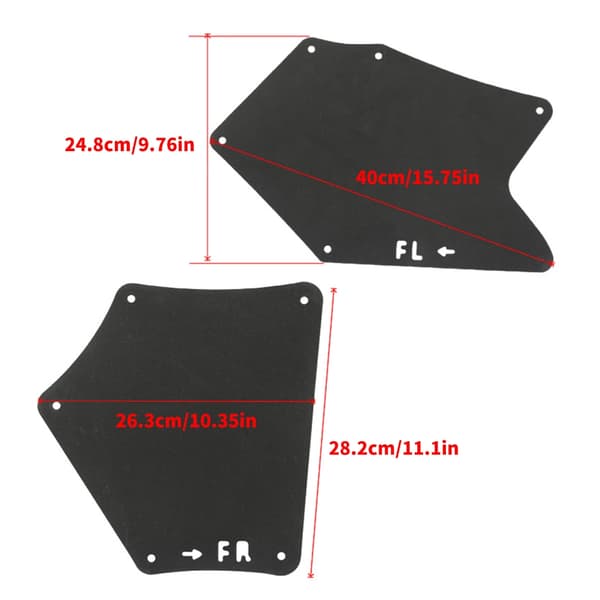 Skærmforing med clips Mud Flaps Mudflap Forklæde 537370C030