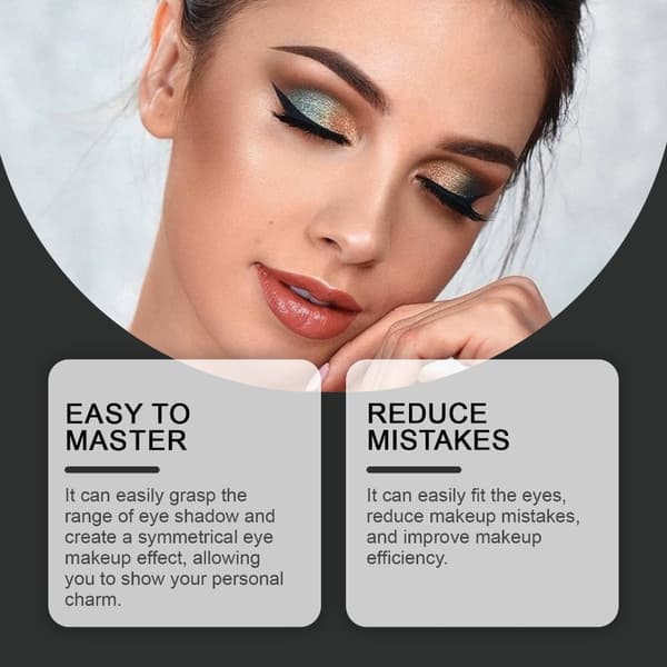 Återanvändbara Eyeliner-schabloner, Mascara Shield Multifunktionellt Ögonmakeupverktyg
