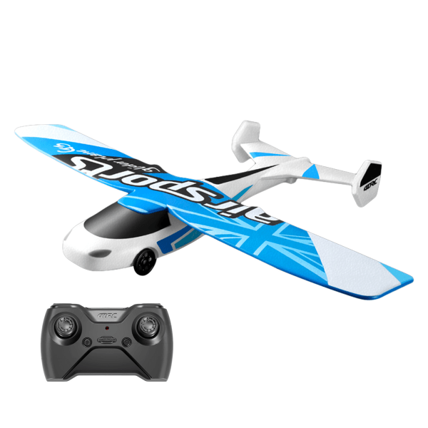 R/C Glidflygplan G3 Stor Flygande Bil Handkast Flygplansmodell Drönarleksak Lättflugen Fjärrkontroll Flygplansleksak Barn Pojke Gåva