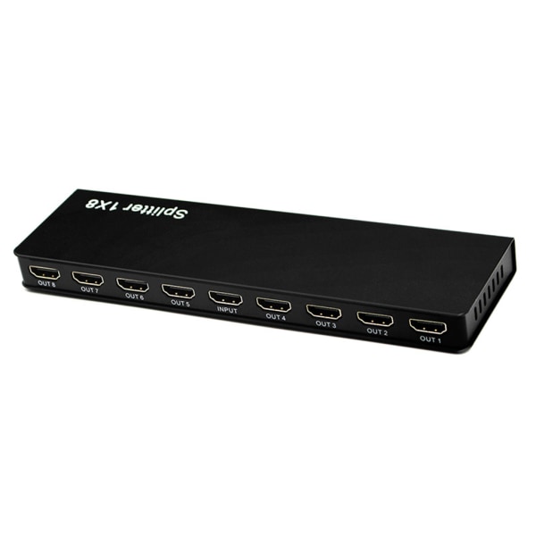 1 In 8 Out 1x8 HDMI-kompatibel Switch Splitter Converter Box Switcher Selector för DVD för PS3 HDTV 4K 30Hz Adapter US