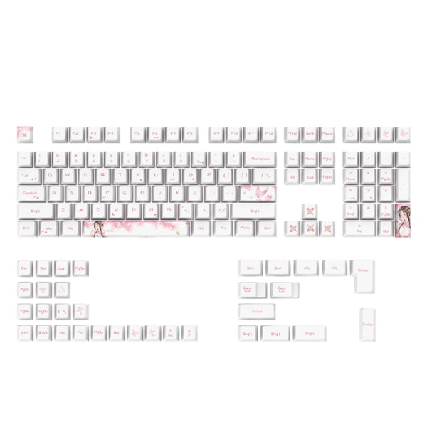 Elektronik Spil Keycap Dye Sub Mekanisk Tastatur Keycaps til Cherry MX Switch
