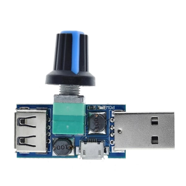 DC 4V-12V 5W XY-FS USB Fläkt Steglös Regulator USB Fläkthastighetskontroller Multi-Växlad Extra Kylverktyg