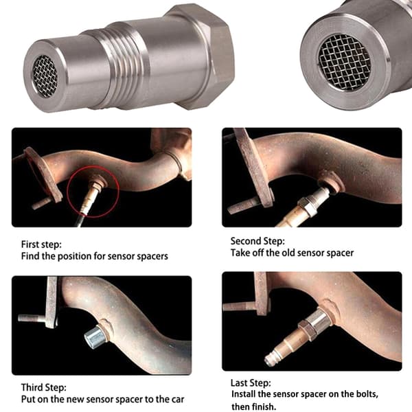 M18X1.5 Gjenget oksygensensorforlengeradapter forbedrer utslippskontrollen Single connector