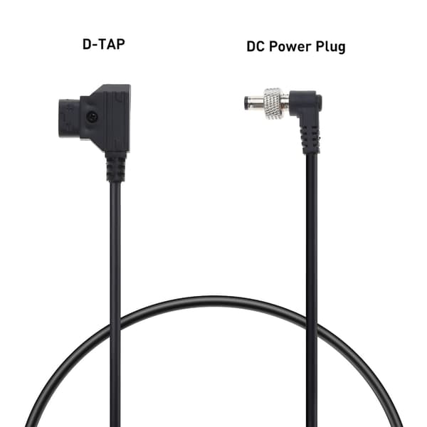 D-Tap til DC2.1/DC2.5 Kabel Låsende Strømkabel Vinkel D-Tap for Atomos