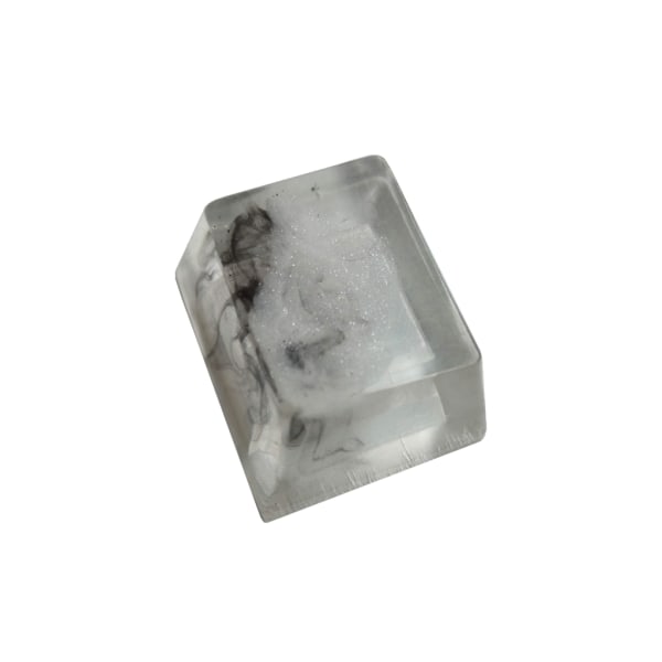 1,25U handgjord anpassad OEM-harts-tangentkapsel för Cherry M es mekaniskt tangentbord RGB Translucent Resin Keycap 1,25 A