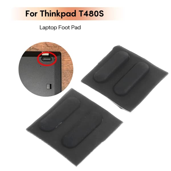 Sæt med 4 gummifødder til Thinkpad T480S erstatning bunddæksel