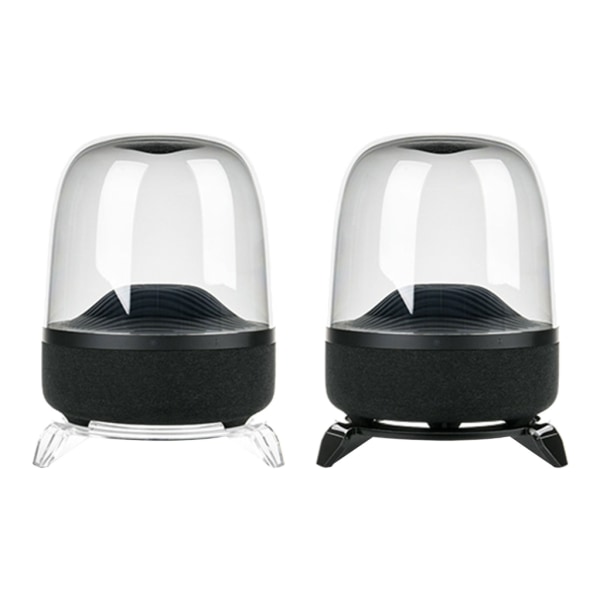 Bordshållare i akryl för Harman Kardon Aura Studio 3 Bärbar Bluetooth högtalare Stabil och snygg displayhylla Transparent