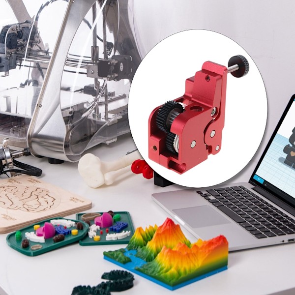 3D Printer Ekstruder Mekanisme Fuld Metal Ekstruderingsmaskine Til K1C K1