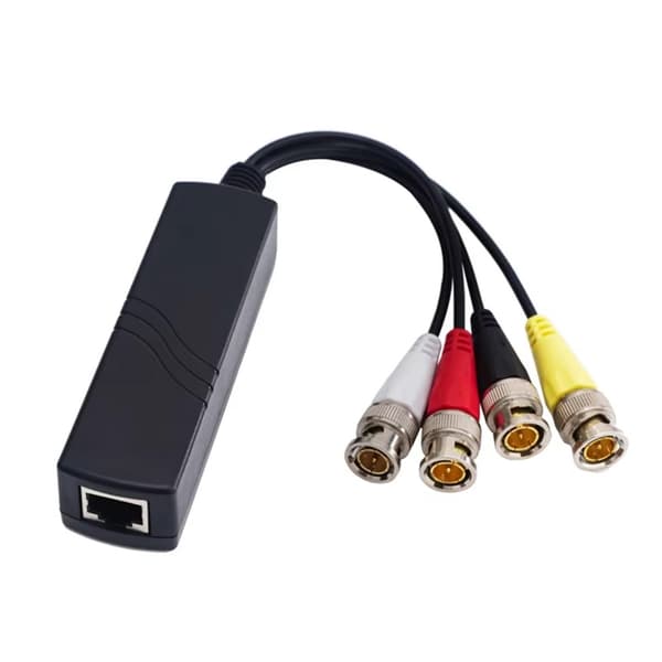 Högklar Passiv Video Balun Transceiver för 8MP Säkerhetskameror Enheter