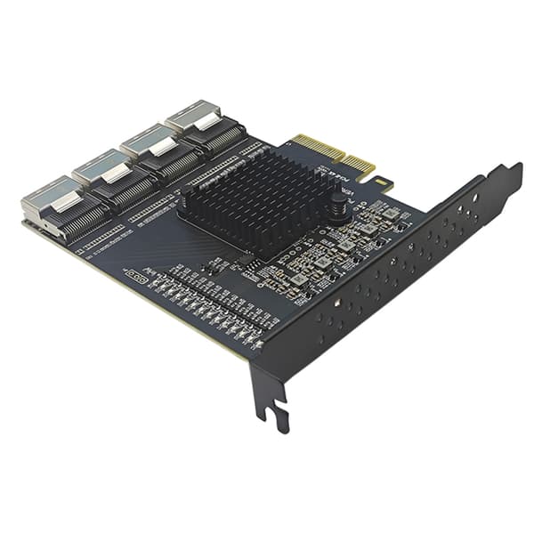 4 Port PCIExpress USB3.0 Hub Adapter Rask Hastighet 5Gbps Dataoverføring