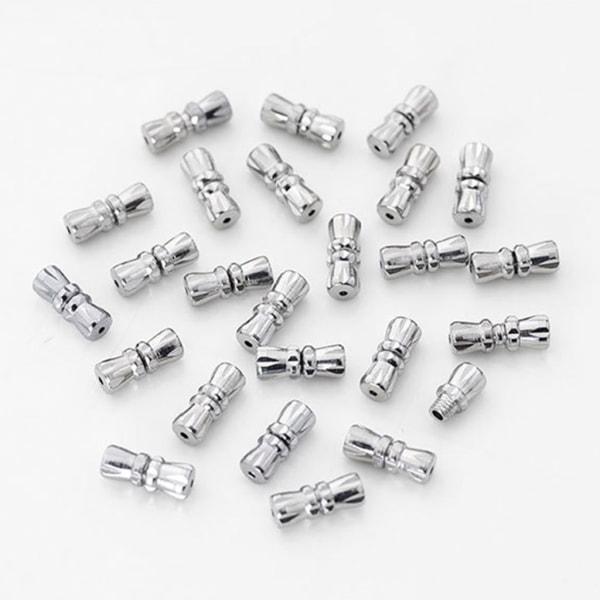 10 stycken fatskruvspännen 4,33 tum Längd Silverfärg Skruv Twist Spänne För DIY-halsband Armband Smyckenstillverkning