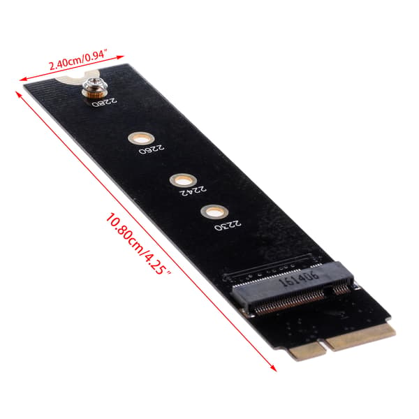 til M.2 NVME SSD-adapterkort til MacBook Air A1466 A1465 Let at bruge