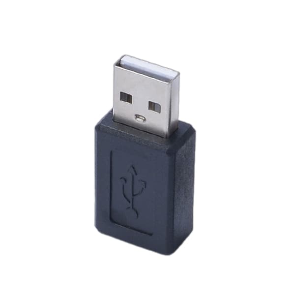 USB til Type C Strømladeadapter Hunn USB C-kontakt Strømadapter