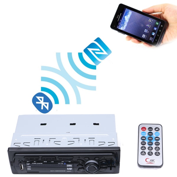 Bil Bluetooth-kompatibel Aux Adapter Support Navigation Broadcast Stereo Musikhögtalare MP3/FM/SD/AUX