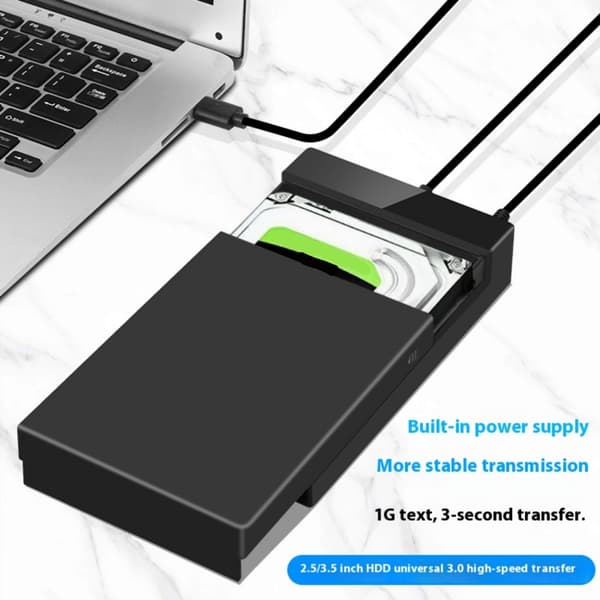 2.5/3.5-tommers ekstern harddisk kabinett USB3.0 Harddisk Case Støtte Data