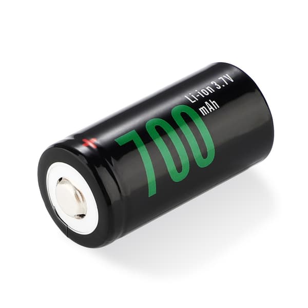 4st CR123A Uppladdningsbara Litiumbatterier 3.7Volt Hög Kapacitet 700mAh