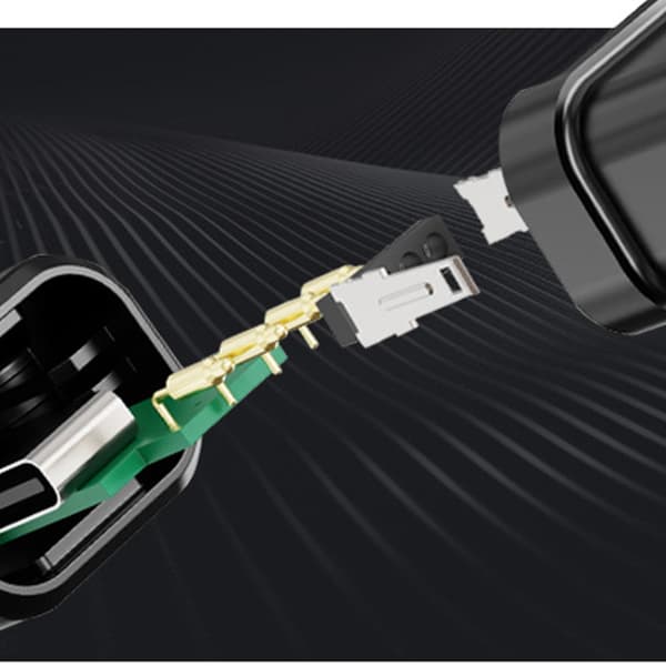 USB C Ladeadapter 4-benet til Type C Konverter til 12-gears Elektronisk