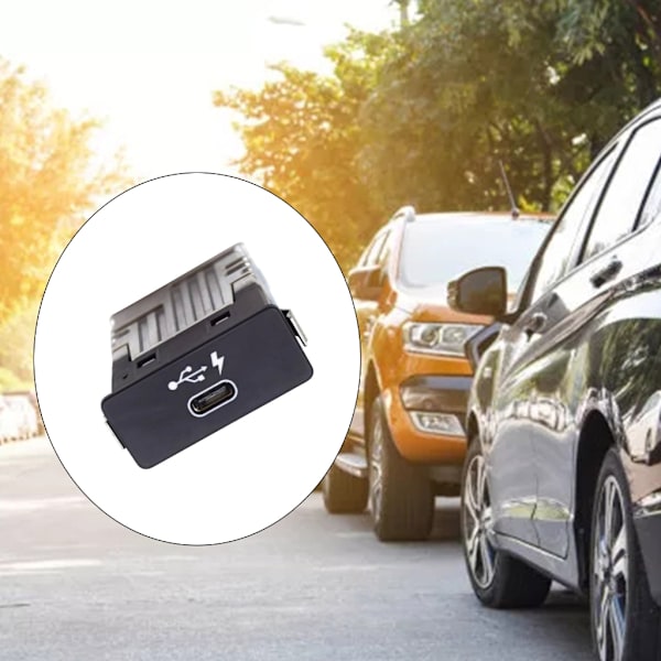 USB-port med snabbladdningsfunktion för F48 F54 F60 G01 G05 G06 G07 G12 Datasynkronisering