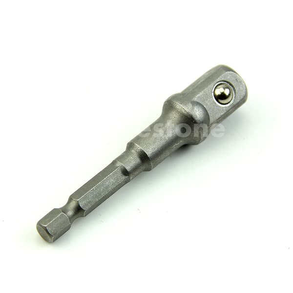 1/4\" boremaskine bit driver hex socket stangnøgle adapter forlænger