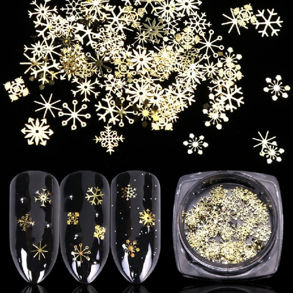 90x/ Set blandat snöflingafyllningsmaterial UV-ram Hartsberlock för kreativ epoxihartsgjutningsdekor för gör-det-själv smycken Mak