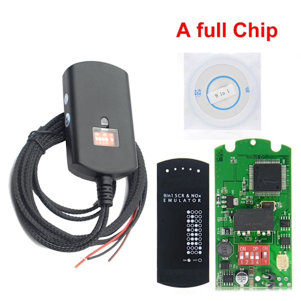 9 I 1 Emulator System Full Chip Universal Heavy Duty Lastbilsbilsdiagnostikverktyg